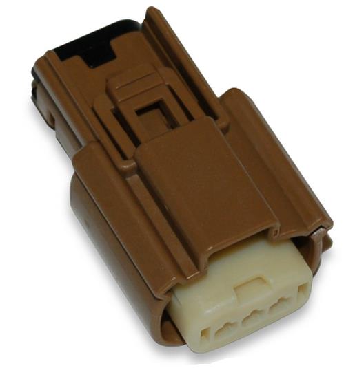 Namz NM-33471-0303 Molex MX 150 Female Connector - 3-Pin - Brown