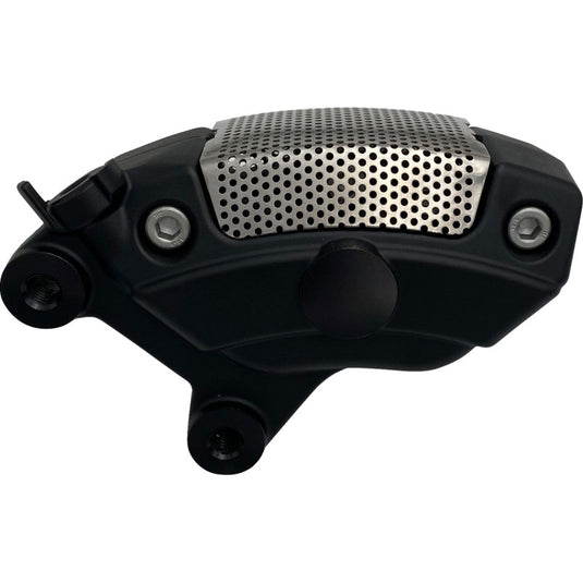 Drag Specialties 1701-0757 Front Brake Caliper Kit - Left - Matte Black
