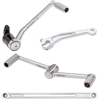 Arlen Ness 420-102 SpeedLiner Foot Control Kit - Chrome