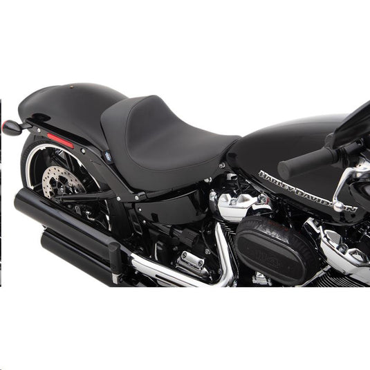 Drag Specialties 0802-1271 EZ-ON Mount Solo Seat - Smooth Solar-Reflective Leather