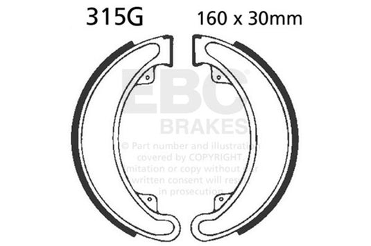 Ebc Powersports 315G EBC HH Sintered Brake Pads