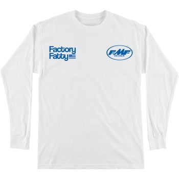 Load image into Gallery viewer, Fmf Racing Factory Fatty Long-Sleeve T-Shirt (Large, White)
