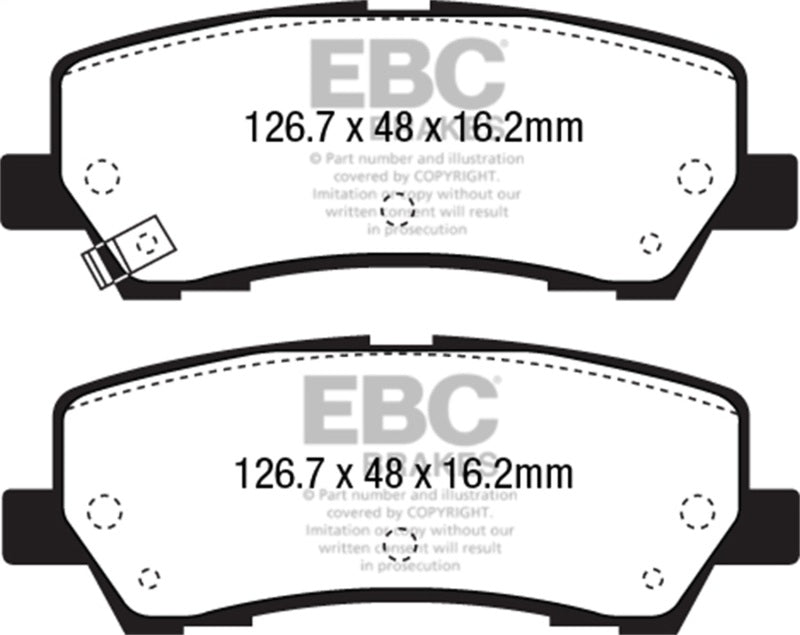 Load image into Gallery viewer, Ebc DP43043R EBC Yellowstuff Brake Pad Sets
