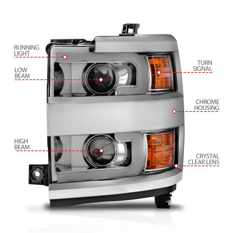 Load image into Gallery viewer, Anzo 111366 ANZ LED/Projector Headlights
