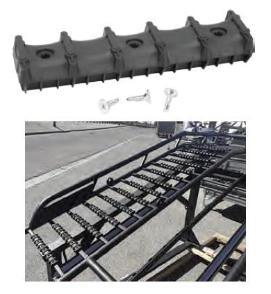 Bowdriks Industries 4055 RAMP-ROS-BAR-PR Ramp Crossbar Protector with Traction - 5 Pack
