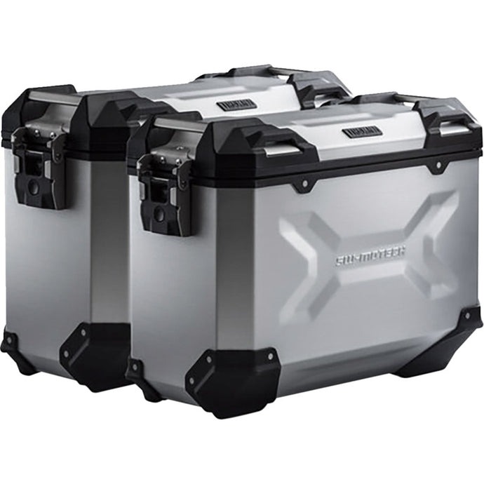 Sw-Motech KFT.07.954.70001/S TRAX ADV Side Case Set - 37/37l. - Silver