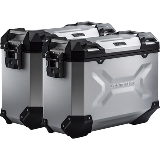 Sw-Motech KFT.07.954.70001/S TRAX ADV Side Case Set - 37/37l. - Silver