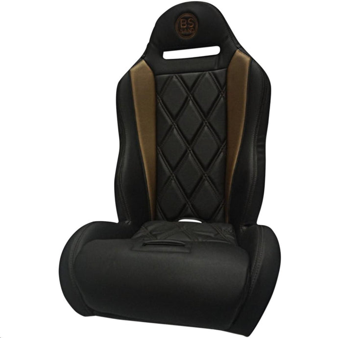 Bs Sand PEBUCDTR Performance Seat - Double T - Black/Cruiser Bronze