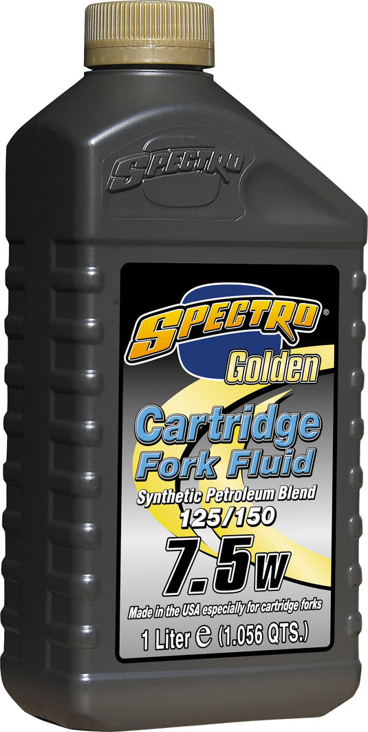 Spectro 310249 7,5W Golden Cartridge Fork Fluid Synthetic Blend - 1Lt.