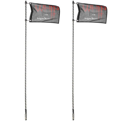 Whip-It SB-RGBBT-152 Premium Bluetooth RGB Light Rods - Pair - Black - 5ft.