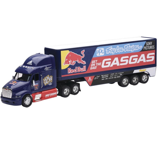 New Ray Toys 11053 1:32 Scale Red Bull Gas Gas - Transporter Truck