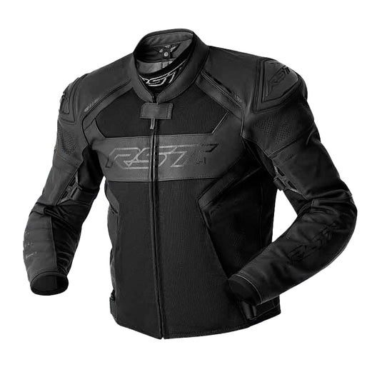 Rst S1 D30 Mesh Leather Jacket (XXXXX-Large, Black)