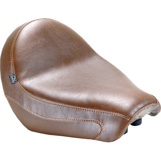 Mustang 84154 Wide Tripper Solo Seat - Smooth - Distressed Brown