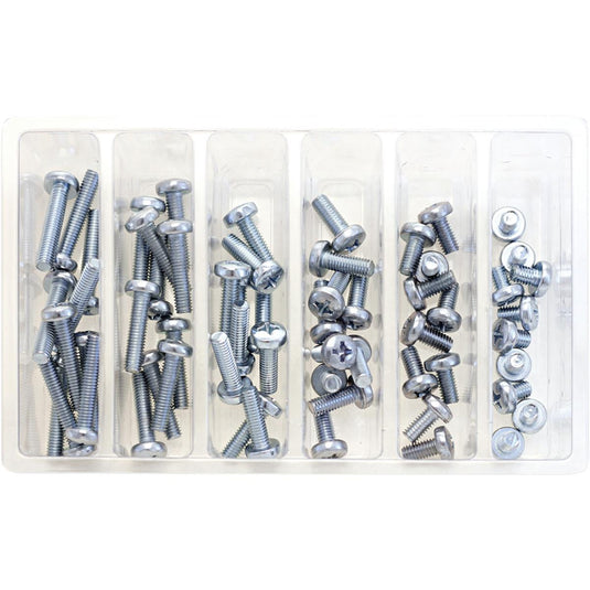 Bolt Motorcycle Accessories SV-M6PAN M6 Pan Head Screw Assortment