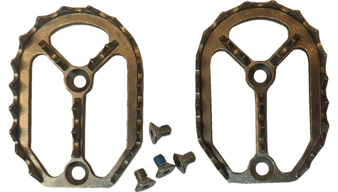Drag Specialties 1620-2486 Replacement Teeth and Screws for Qualifier Footpegs