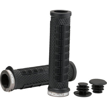Moose Racing PRO-K524EP1-OD Bike Mountain Lock-On Grips - Black