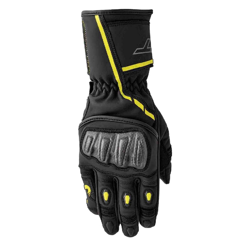 Load image into Gallery viewer, Rst S1 D3O Gloves (Large, Black/Fluo Yellow)
