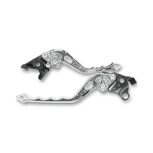 Powerstands Racing 00-00619-20 Click-N-Roll Short Dagger Clutch Lever - Chrome