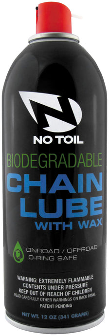 No Toil NT401 Biodegradable Chain Lube with Wax - 12oz.