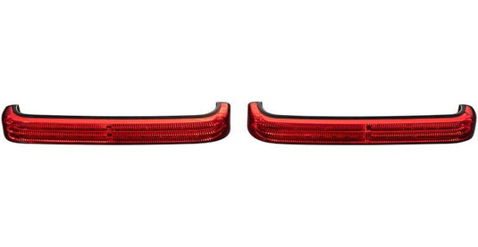 Custom Dynamics PB-SB-BCM-BR Probeam Saddlebag Lights - Black/Red Lens