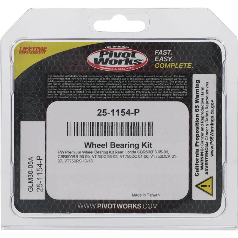 Load image into Gallery viewer, Pivot Works 25-1154-P PIV Wheel Bearing Kit
