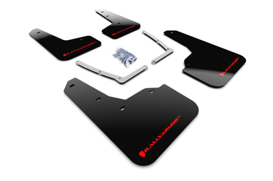 Rally Armor MF50-UR-BLK/RD RAL UR Blk Flap/Rd Logo