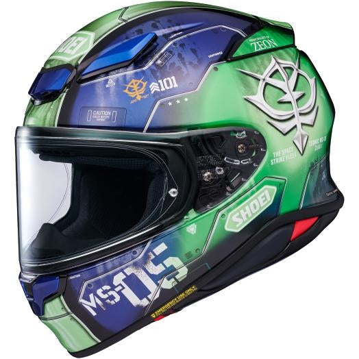 Shoei RF-1400 MS-05 Zaku 1 Helmet (Small, TC-11)