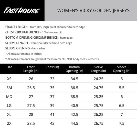 Fasthouse Grindhouse Golden Script Womens Jersey