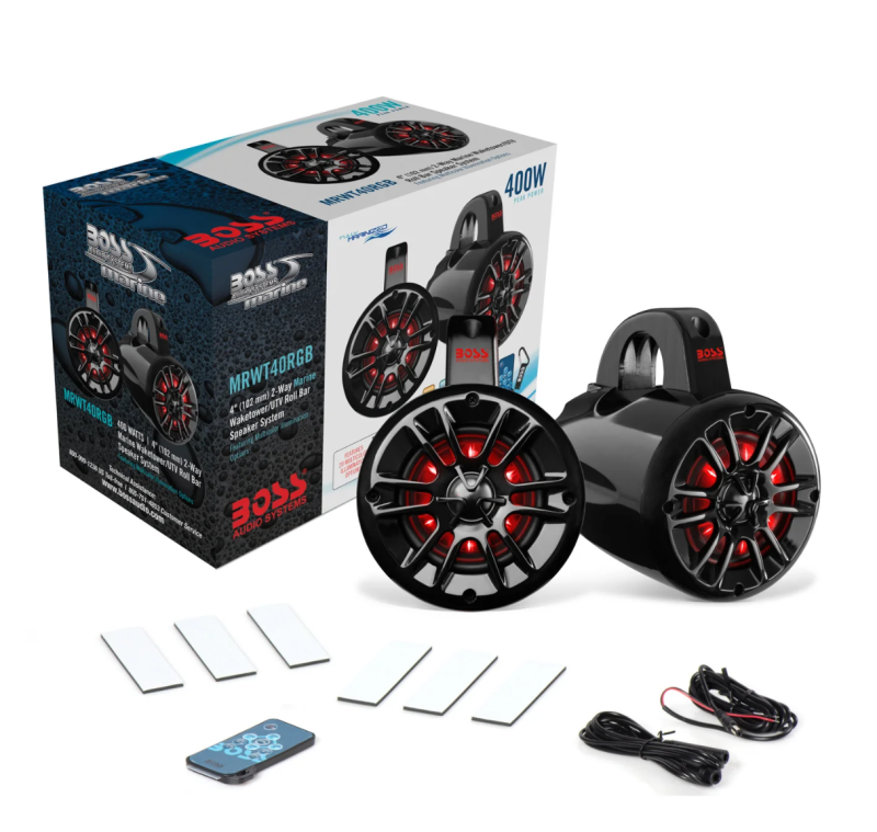 Load image into Gallery viewer, Boss Audio MRWT40RGB BSA Waketower Speakers
