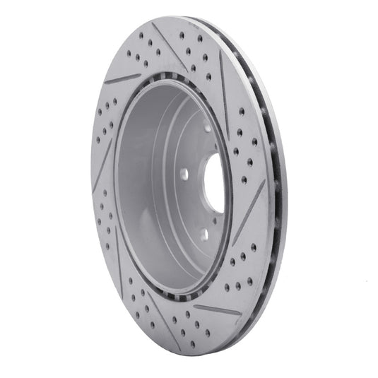 R1 Concepts 830-13022L RNC Geo-Carbon Rotor - Drill & Slot