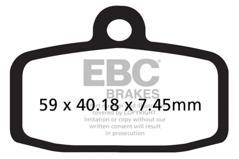 Load image into Gallery viewer, Ebc Powersports FA612X EBC FA-SFA-X Brake Pads
