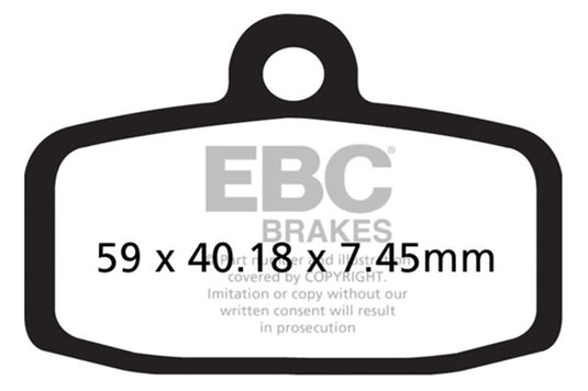 Ebc Powersports FA612R EBC R Sintered Brake Pads