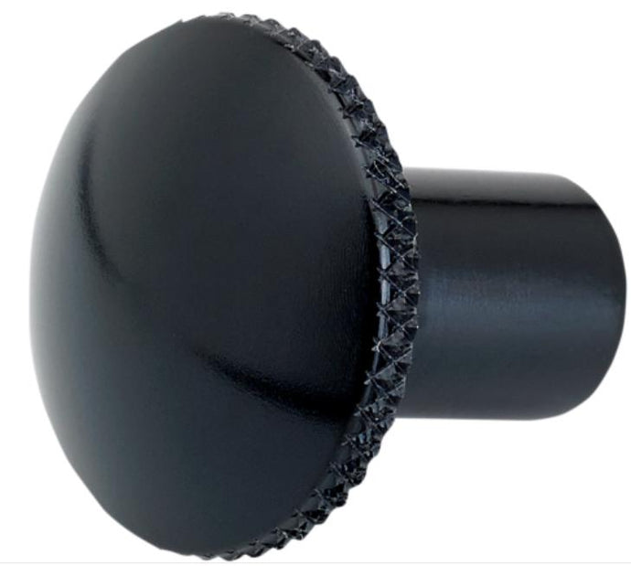 Joker Machine 02-57B Billet Choke Cable Knobs - Knurled - Black Anodized