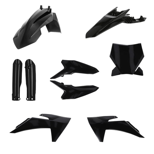 Acerbis 2986990001 Full Plastic Kit - Black