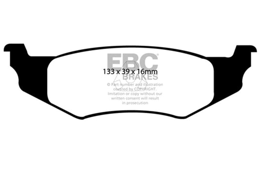 Ebc DP41066R EBC Yellowstuff Brake Pad Sets