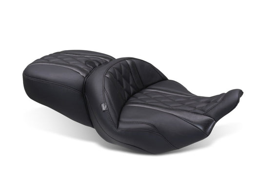 Mustang Motorcycle 89411 MMP One-Piece 2 Up Seat