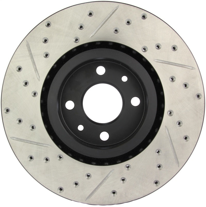 Load image into Gallery viewer, Stoptech 127.04004L ST Slot &amp; Drill Brake Rotors

