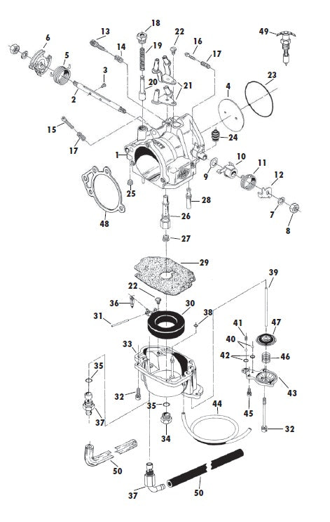 S&S Cycle 11-2187 Wire Type Carb Float (#30)