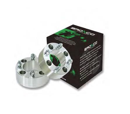 Bronco AC-06650 ATV/UTV Wheel Spacers - 4x110/10x1.25 - 1in. Wide