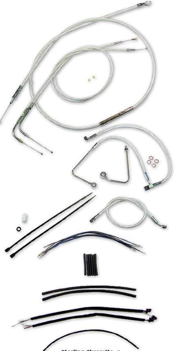 Magnum 387482 Sterling Chromite II Handlebar Installation Kit for 15-17in. Ape
