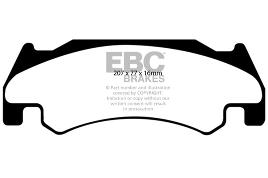 Ebc DP41739R EBC Yellowstuff Brake Pad Sets