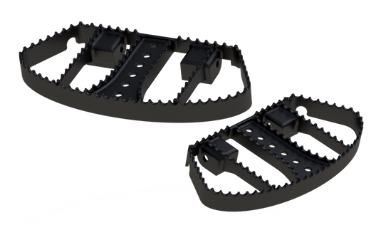 Burly Brand B13-1051B BUR Footpegs