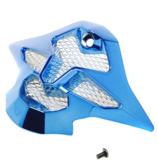 Shoei VFX-W Mouthpiece - Chrome Blue