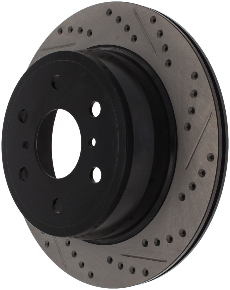 Load image into Gallery viewer, Stoptech 127.66065L ST Slot &amp; Drill Brake Rotors
