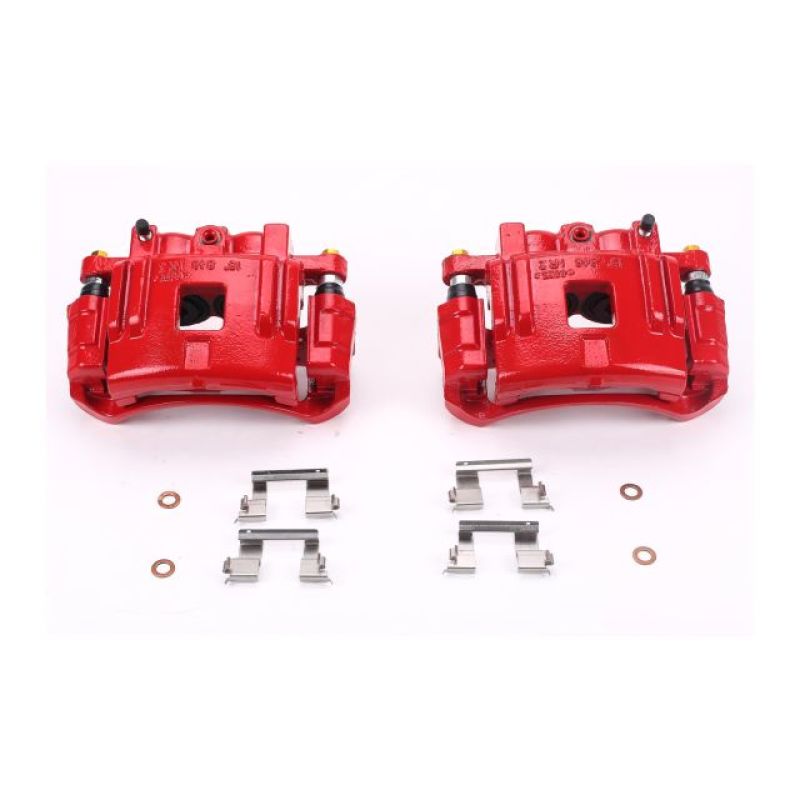 Load image into Gallery viewer, Powerstop S4938 PSB Red Calipers

