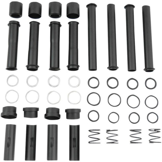 Drag Specialties 0928-0041 Satin Black Pushrod Tube Kit