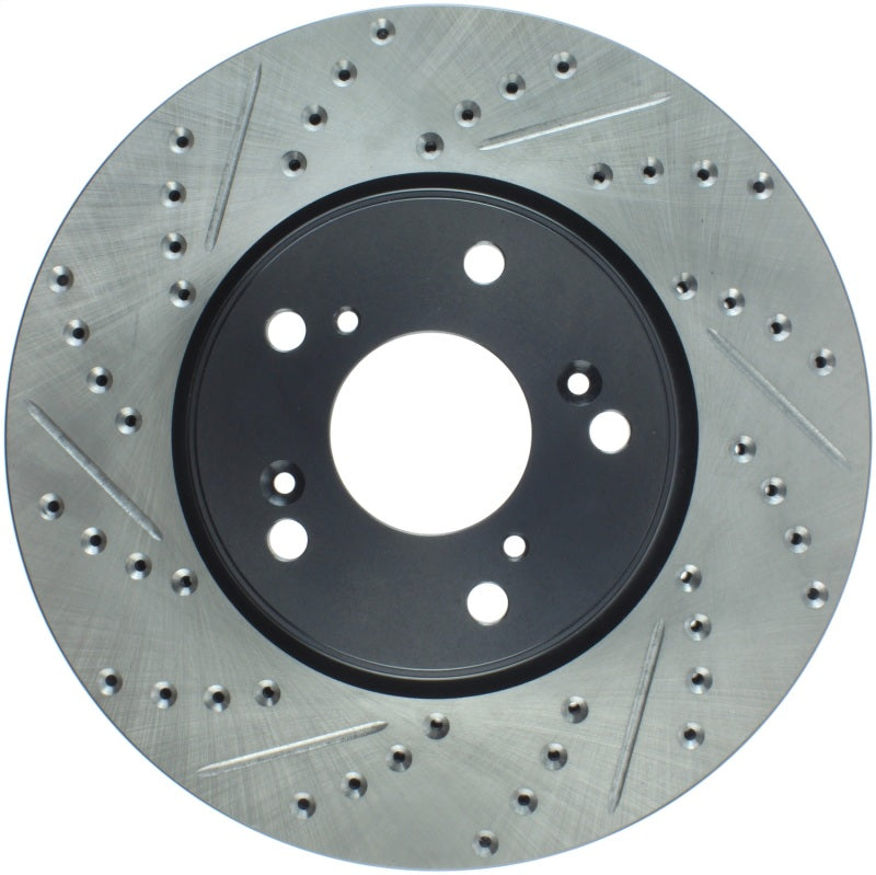 Load image into Gallery viewer, Stoptech 127.40086R ST Slot &amp; Drill Brake Rotors
