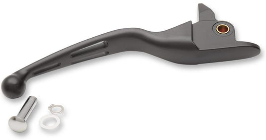 Drag Specialties 0614-0808 Slotted Wide Blade Brake Lever - Matte Black
