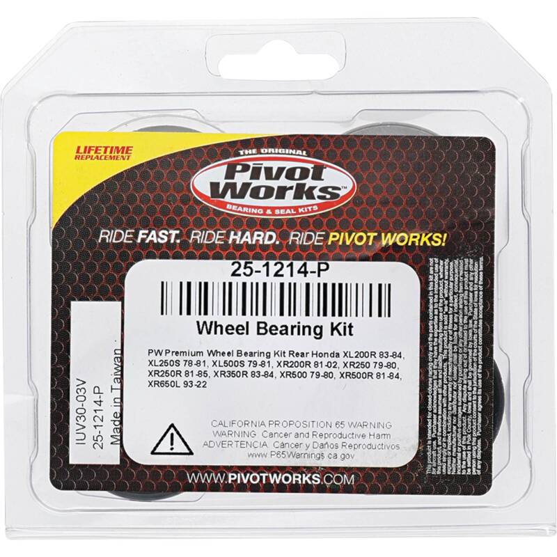 Load image into Gallery viewer, Pivot Works 25-1214-P PIV Wheel Bearing Kit
