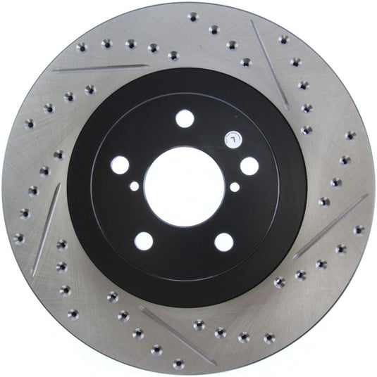 Stoptech 127.47018L ST Slot & Drill Brake Rotors